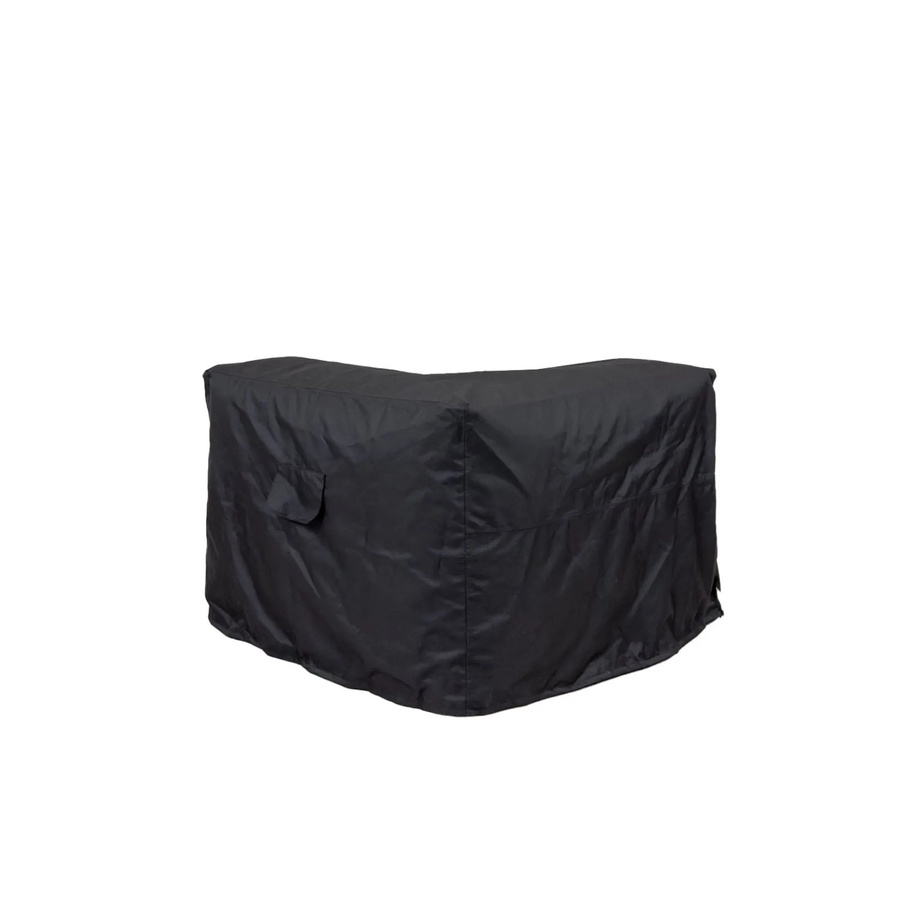 osoltus Wetter Schutzhaube Schwarz für Lotta Modular Eck-Sitzelement aus Polyester, Breite: 120 cm - Bild 2