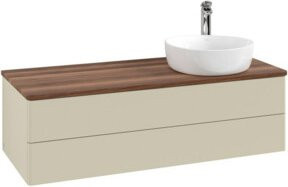 V&B Waschtischunterschrank Antao mit Beleuchtung, Farbe: Grau lackiert, B/T/H: 120 x 50 x 50 cm - Bild 1