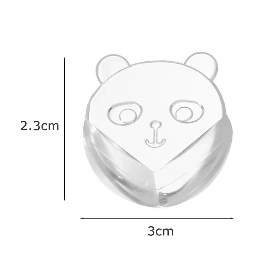 10er Pack Baby Kantenschutz aus transparentem Silikon und PVC für Tischkanten und Möbel-Ecken - Bild 2
