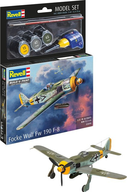 Revell Model Set Focke Wulf Fw190 F-8, ab 8 Jahren - Bild 1