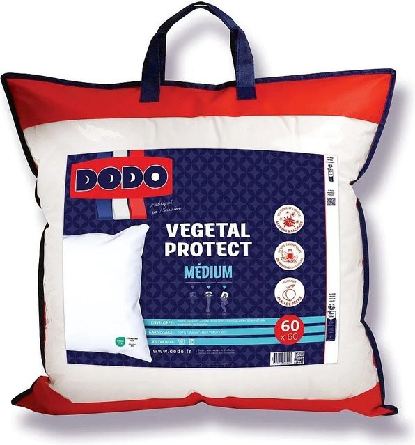 Vente-unique Kopfkissen Vegetal Protect Weiß B: 60 cm - Bild 1