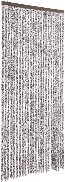 vidaXL Insektenschutz-Vorhang aus Chenille in Braun und Beige, thermoisolierend, Breite: 100 cm, Höhe: 220 cm - Bild 1