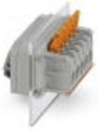 Phoenix Contact 1821083 Durchführungsklemme 10mm Push-Lock-Federanschluss Grau 15 Stück - Bild 1