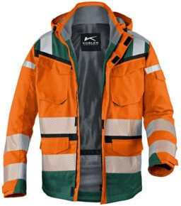 Kübler PSA Reflectiq Jacke 1307 in Warnorange/Moosgrün Größe S - Bild 1