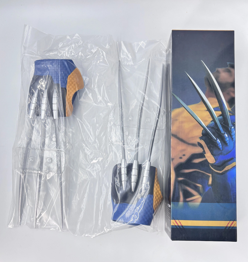 Bandai Marvel Wolverine-Klauen-Handschuhe, Cosplay Tragbare Requisiten, Modell Desktop-Ornament - Bild 3