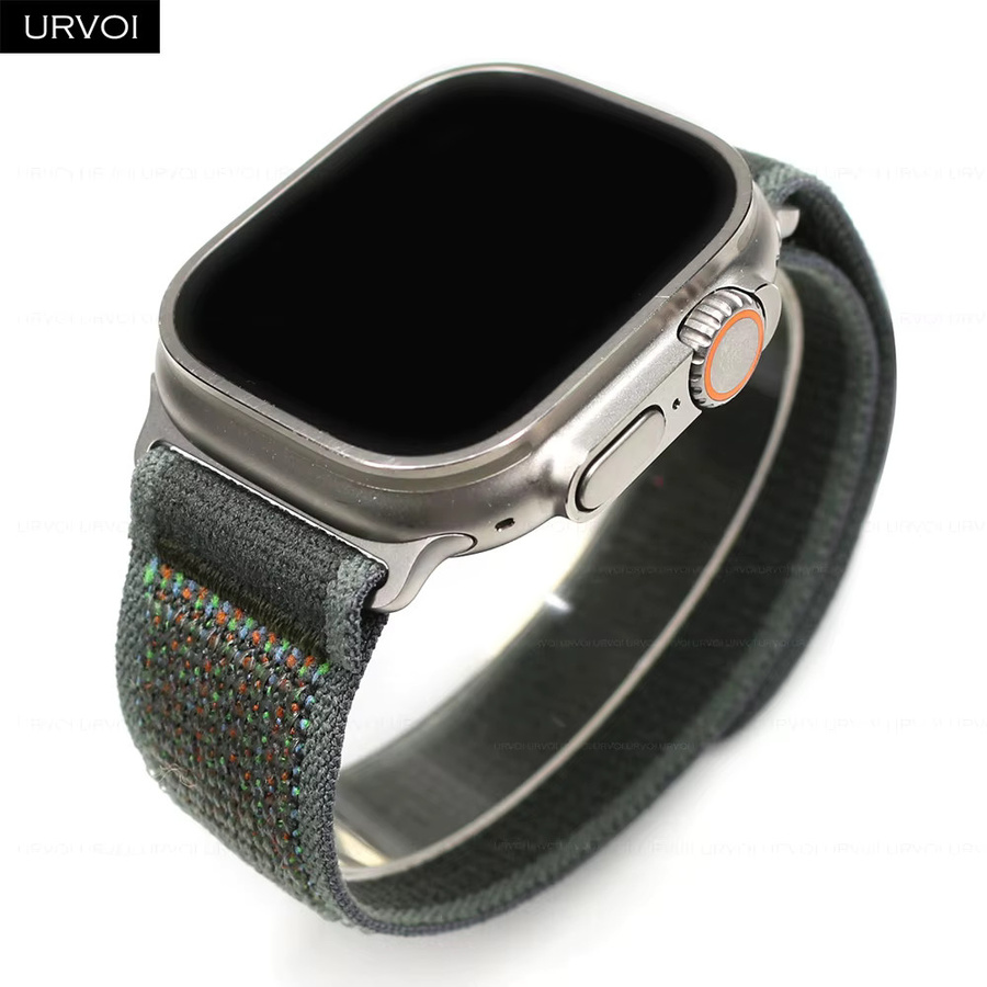 URVOI Uhrenarmband Nylon, Schwarz, Unisex - Bild 2