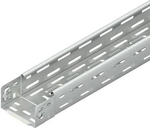 Niedax Kabelrinne RLVC 60.100 aus Stahl in Silber, Länge: 3 m, Breite: 6,0 cm, Höhe: 10,0 cm - Bild 1