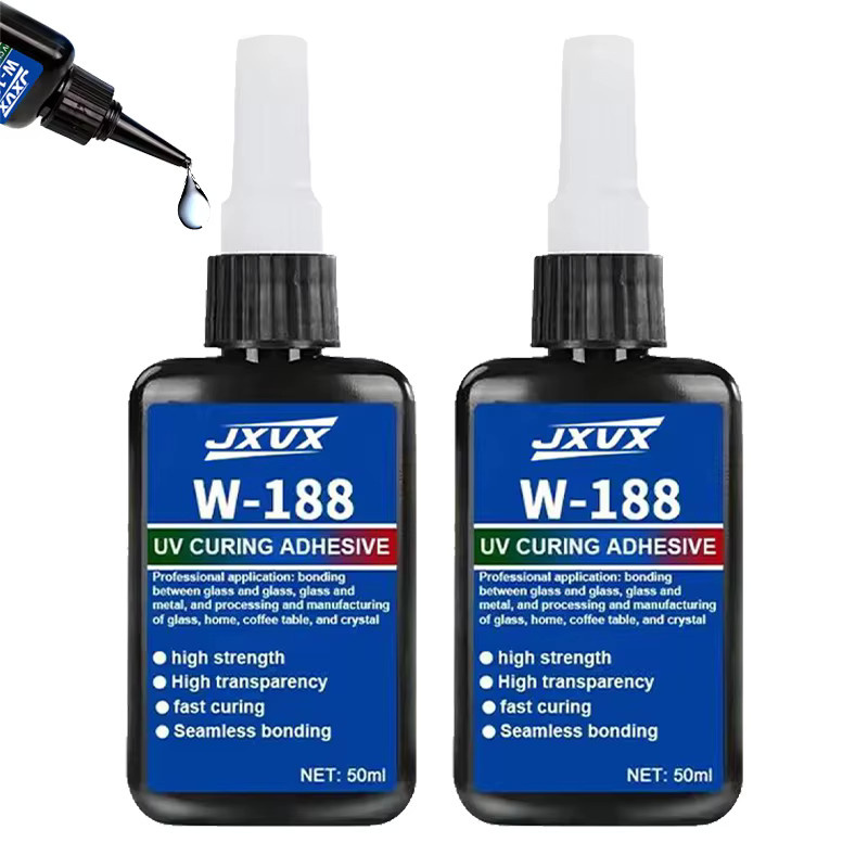 YZAN UV-Kleber hochtransparent und hochfest, 50 g Harzkleber für Metall, Glas und Kunststoff - Bild 7