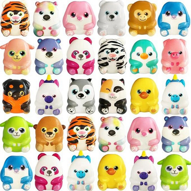 JK-ZMM Mini Kawaii Nette Stress Relief Squeeze Spielzeug, 6-12-teiliges Set - Bild 1