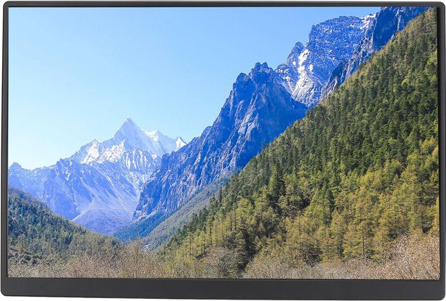 Tragbarer Gaming-Bildschirm OutsideWorld 16 Zoll IPS-Display Full HD 1920x1200 mit USB-C Multimedia-Schnittstelle in Schwarz - Bild 1