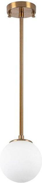 Opviq Deckenleuchte Akkas in Bronze aus Metall und Glas mit E14 Fassung, B/H/T: 15 x 61 x 15 cm - Bild 1