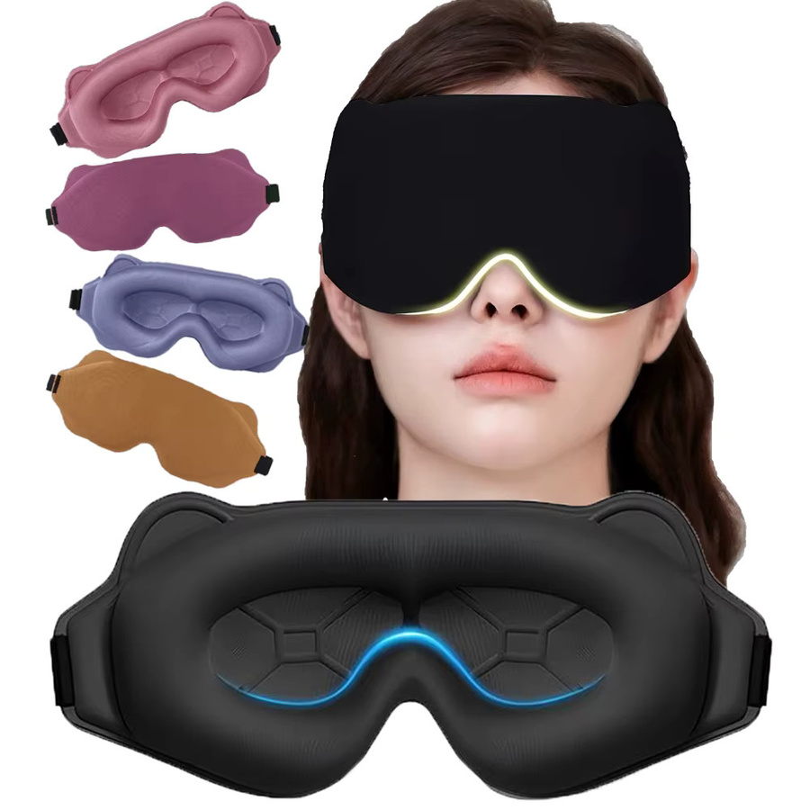 eelhoe Schlaf-Augenmaske, Unisex, 3D-konturiert, 100 % Blockout - Bild 2