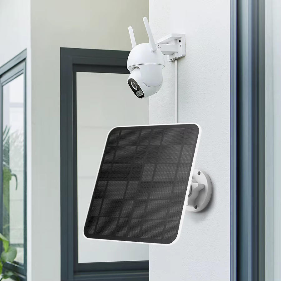 Eufy Solarpanel für Eufycam 3/3C/2/2C/2 Pro, 5V 6W, IP65 Wasserdicht mit 360 Grad verstellbarer Halterung und 2,8 m Ladekabel - Bild 2