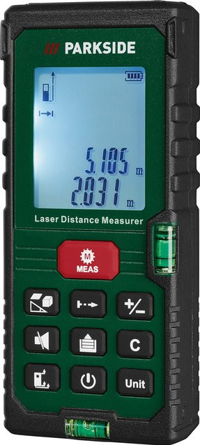 Parkside Laser-Entfernungsmesser PLEM 50 D5 in Grün - Bild 1