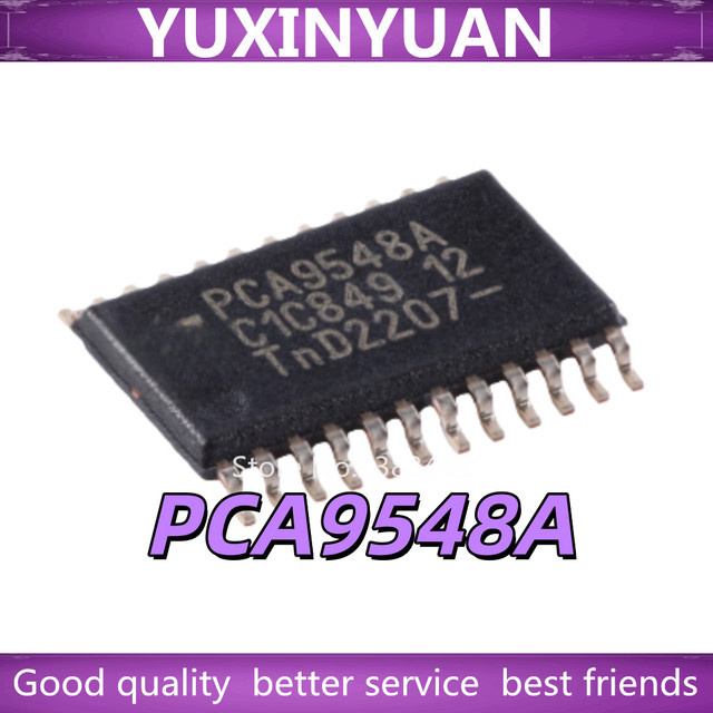 YUXINYUAN Bus Interface Transceiver Set, 10er Pack, PCA9535PW, PCA9500PW, PCA9548APW, PCA9554APW, PCA9554ADH, PCA9555APW, Farbe: Schwarz - Bild 1