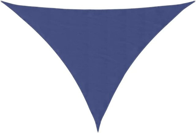 vidaXL Sonnensegel aus PU-beschichtetem Oxford-Gewebe, dreieckig, Blau, B x T x H: 5 x 7 x 7 m - Bild 1