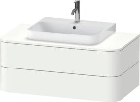 Duravit Waschtischunterschrank Happy D.2 Plus ohne Aufsatz, weiß supermatt, B/T/H: 100 x 40,8 x 55 cm - Bild 1