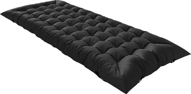 Outsunny Faltbare Campingmatte Schwarz mit 8 cm Dicke für Campingbett und Zelt - Bild 1