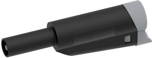 Electro PJP 1076-CD1-N Laborstecker in Schwarz mit 4mm Stift Durchmesser - Bild 1