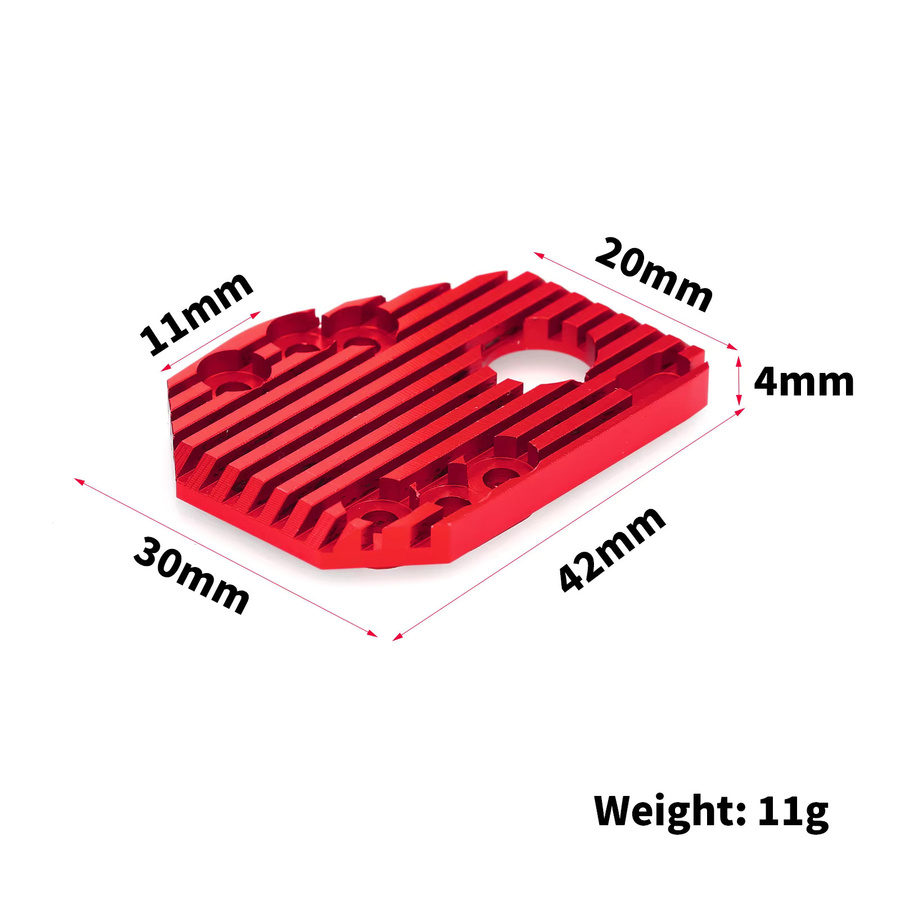 TAMIYA Metall-Seitenmotor-Kühlkörper, Zubehör - Bild 2