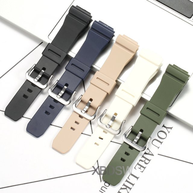 Casio Uhrenarmband, Kunststoff, Schwarz, Herren - Bild 1