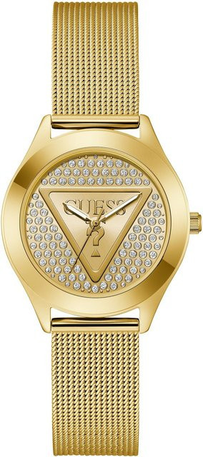 Guess Damenuhr, Quarz, Edelstahl, Gold, 33 mm, 1 ATM - Bild 1