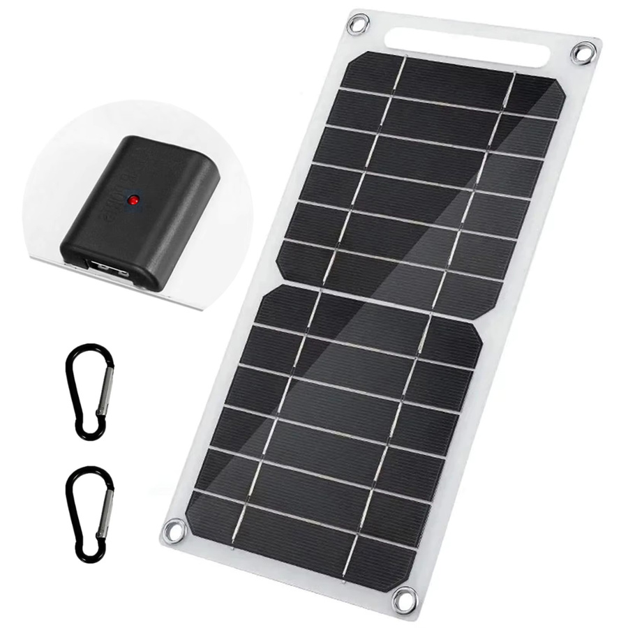 ZRGAE 35W Sunpower Tragbares Solarpanel mit USB-A Anschluss für Handy und Powerbank zum Camping und Outdoor-Einsatz - Bild 6