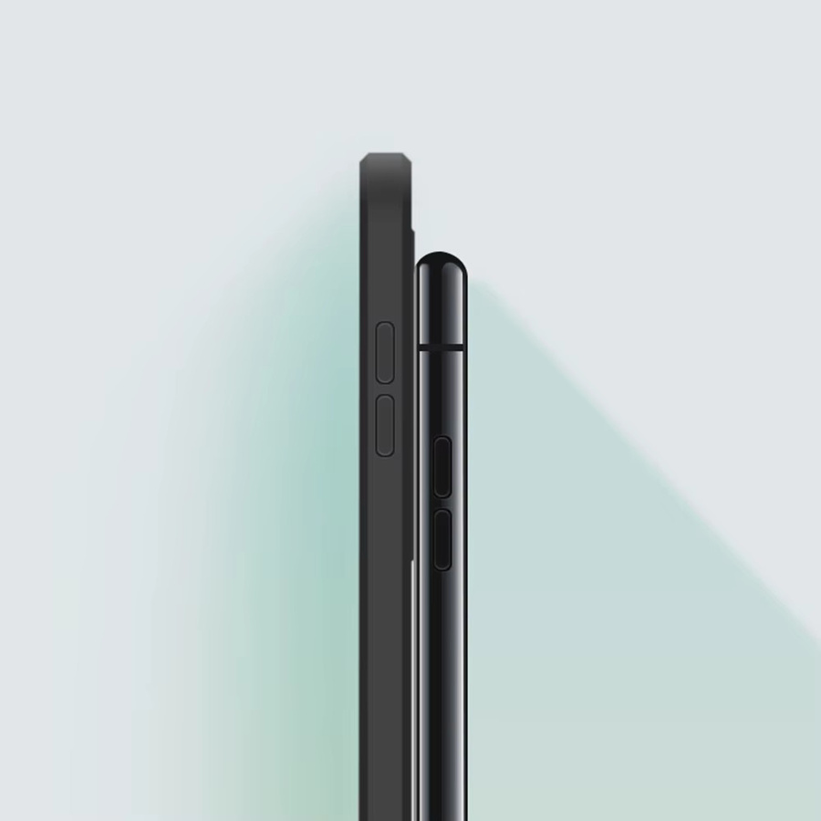 Silikon Handyhülle Coque für Apple iPhone 16E, iPhone 16 Pro Max und iPhone 16 Plus 5G in schlichtem Basic-Design mit geraden Kanten - Bild 3