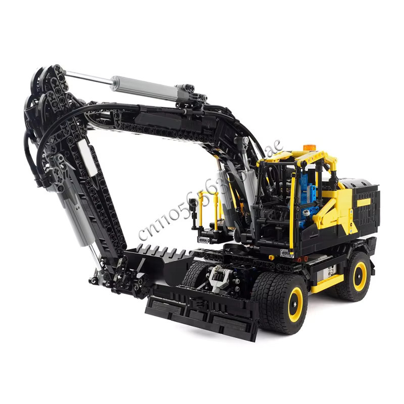 Engineering Räder Bagger, Bausteine Modell, 2116 Teile - Bild 2