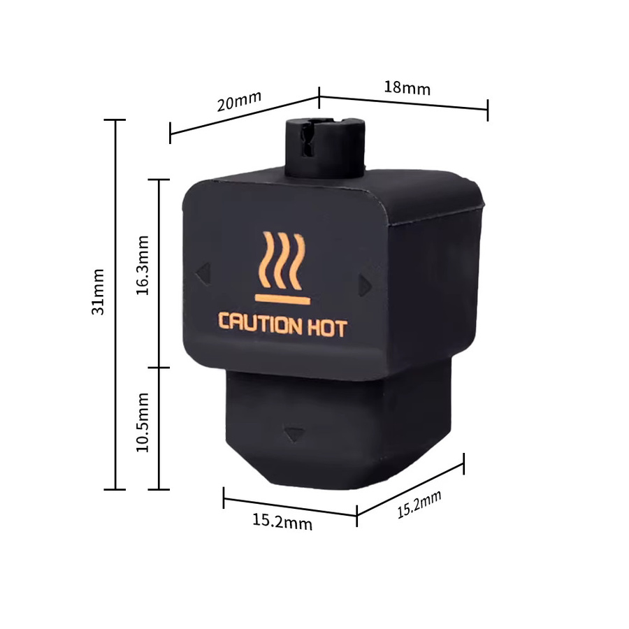 Original Hotend für Bambu Lab X2D H2C H2D H2S P2S mit gehärteter Stahldüse und Edelstahloption in 0,2mm, 0,4mm, 0,6mm und 0,8mm - Bild 5