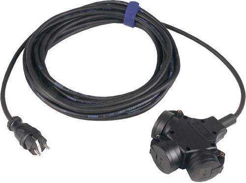 SIROX Strom Verlängerungskabel 16 A Schwarz 3,00 m H07RN-F 3G 1,5 mm² - Bild 1