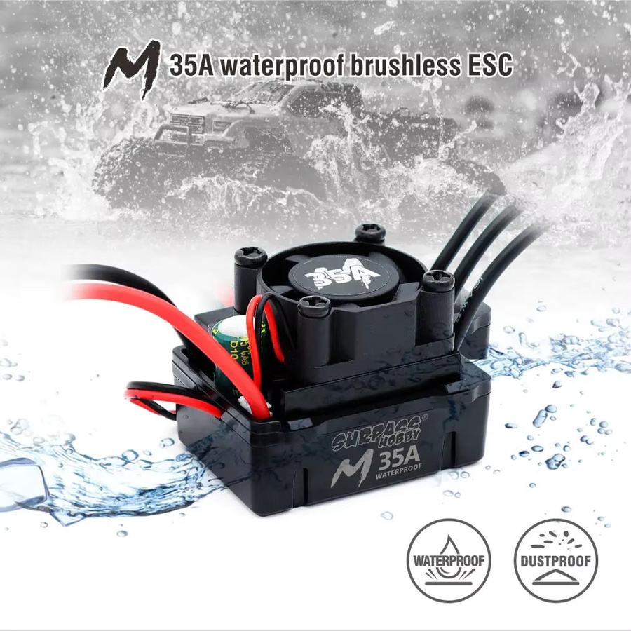 Übertreffen Hobby Drehzahlregler, wasserdicht, für bürstenlosen Motor - Bild 2