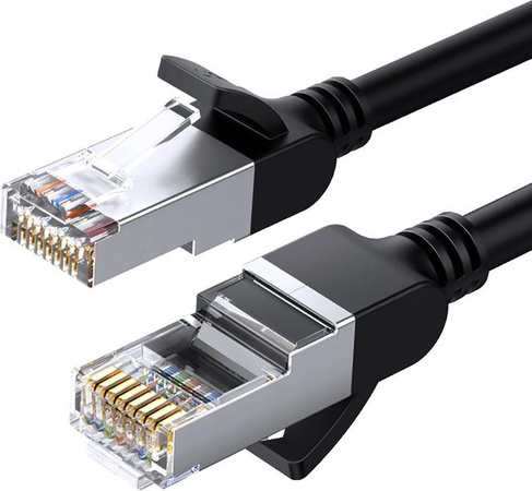 UGREEN Ethernet LAN Netzwerkkabel Kat6 UTP mit RJ45, Schwarz, 2m