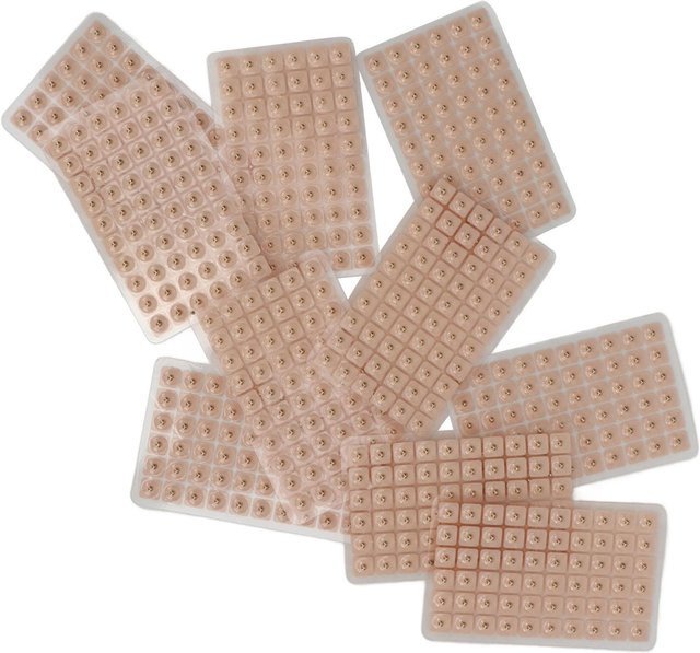 GoolRC Ohr-Massage-Pflaster Akupunktur, 600 Stück, Grau, Unisex - Bild 1