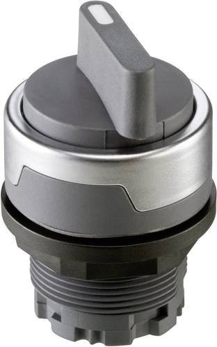 Georg Schlegel Wahlschalter RONDEX-M tastend rund in Silber und Anthrazit IP65 - Bild 1