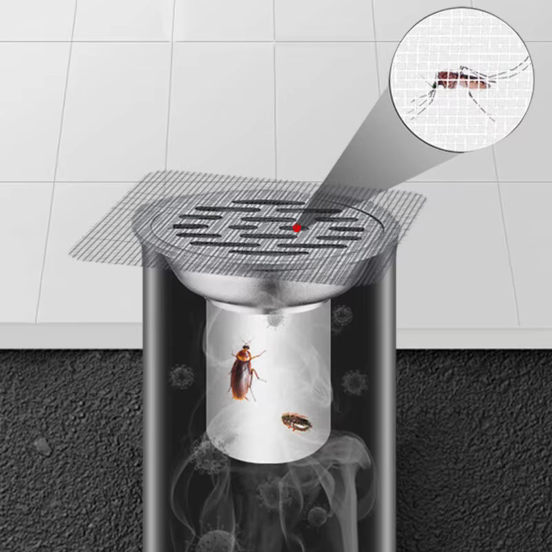 GQHOME Einweg Haar Ablauf Catcher Mesh Anti-blocking Filter für Dusche, Waschbecken und Küche - Bild 2