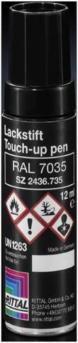 Rittal Lackstift Lichtgrau RAL 7035 12 ml - Bild 1
