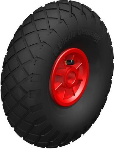 Blickle Rad-Luftreifen PK 302/25-75G-ROT in Rot mit einem Durchmesser von 300 mm und einer Tragfähigkeit von 180 kg - Bild 1