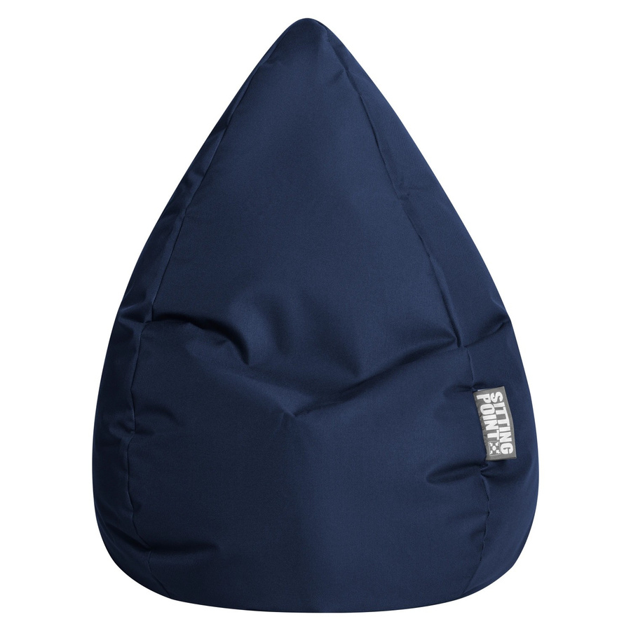 Sitting Point Sitzsack Brava BeanBag in Jeansblau mit abnehmbarem Bezug und EPS-Perlenfüllung - Bild 2
