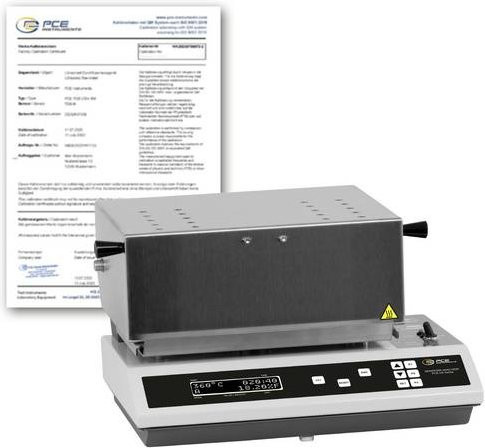 PCE Instruments Feuchtebestimmerwaage PCE-UX 3081WQ-ICA in Silber mit ISO-Zertifikat, 400g und 360°C - Bild 1