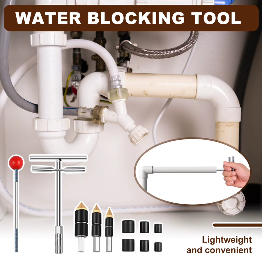 Hot-Melt Wasser Stopper Kit für schnelle Rohrreparaturen an Kupferleitungen, Farbe: Silber - Bild 5