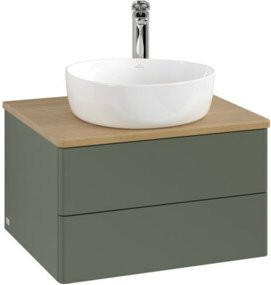 V&B Waschtischunterschrank Antao ohne Frontstruktur, Eiche honig lackiert, B/T/H: 60 x 36 x 50 cm - Bild 1
