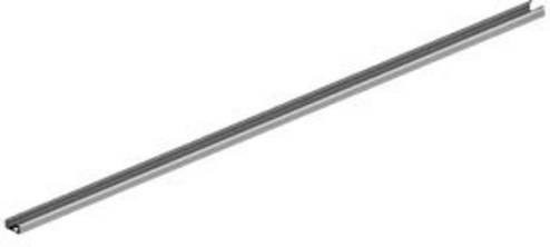 Siemens Kabelabfangschiene aus Stahl in Silber, Breite: 25,0 cm - Bild 1