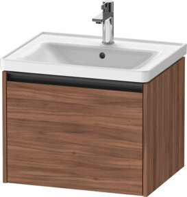 Duravit Waschtischunterschrank Ketho.2 in Nussbaum Natur, wandhängend, B/T/H: 58,4 x 45,5 x 44,0 cm - Bild 1