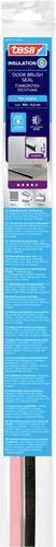 tesamoll Türdichtschiene von tesa für Textilböden, Bürste, selbstklebend, Transparent, Länge: 1 m, Breite: 4 cm - Bild 1