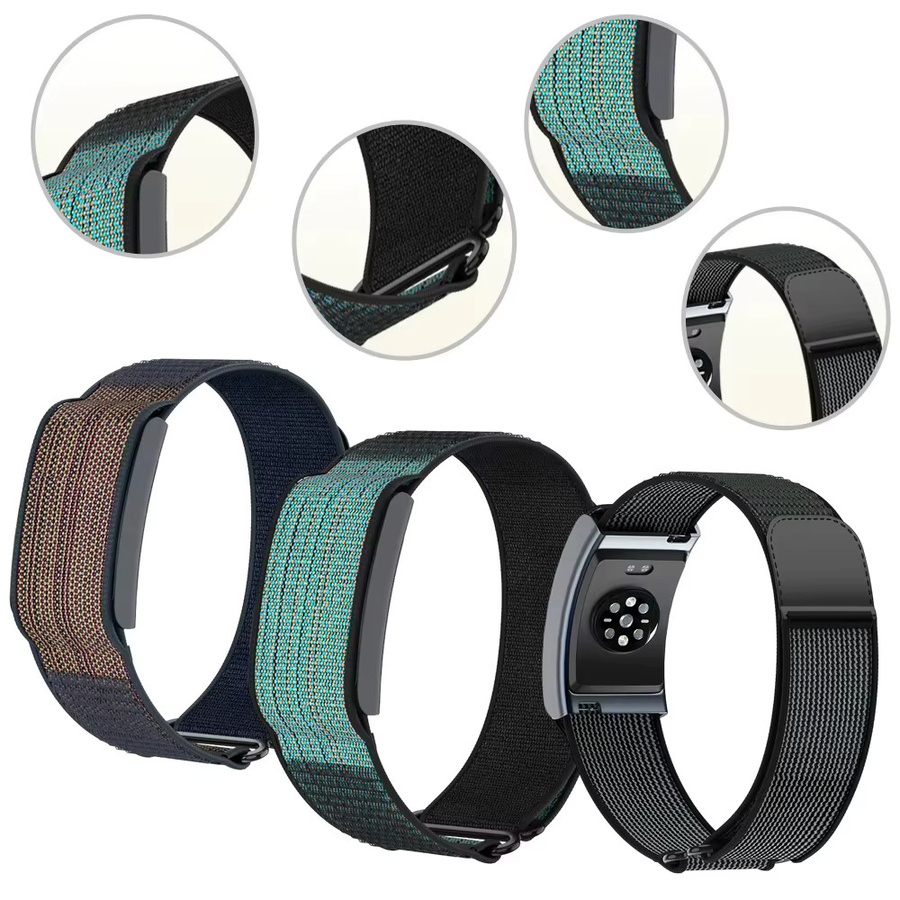 Uhrenarmband Nylon, Schwarz, Unisex - Bild 2
