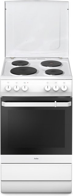 Amica SHE 11544 W Elektroherd in Weiß mit Kochfeld und Backofen - Bild 1