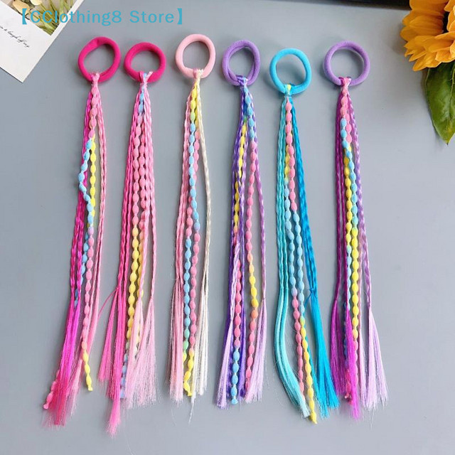 AliS8 Kinder-Haarschmuck, geflochtene Perücke, 2 Stück - Bild 1
