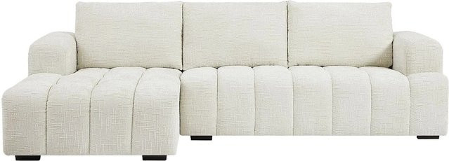 Benola Ecksofa Beige ohne Schlafmöglichkeit mit Stoffbezug Breite: 276 cm, Tiefe: 160 cm, Höhe: 86 cm - Bild 1