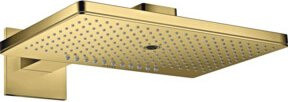 Hansgrohe Axor Kopfbrause Rain mit Arm, Gold, Rechteckig, B: 46 cm x B: 30 cm - Bild 1